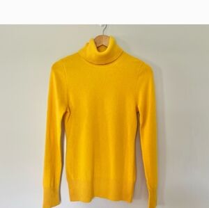 J. Crew Gustoso Cashmere Turtleneck Knit Sweater